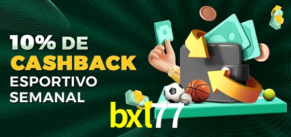10% de bônus de cashback na bxl77